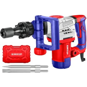 Martillo Demoledor Rotomartillo 1300w 20j Enc Sds Hex Emtop Color Rojo