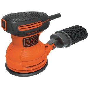 Lijadora Roto Orbital Black+decker Bdero100 Con Sistema Velc Naranja 50 Hz