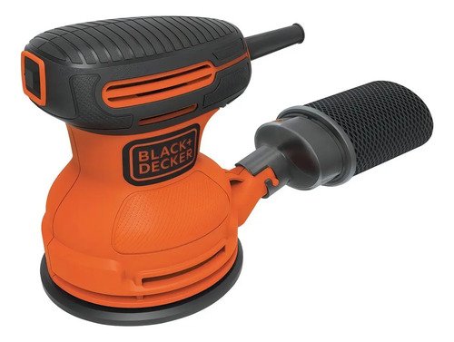 Lijadora Roto Orbital Black+decker Bdero100 Con Sistema Velc Naranja 50 Hz
