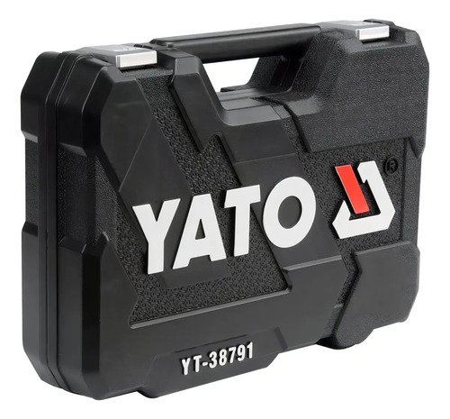 Juego Set De Dados 1/2 -1/4 108 Piezas Yato Yt-38791 / Ecban Negro - Imagen 3