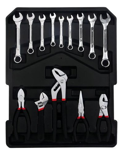 Valija Kit Caja Metalica Herramientas 499 Piezas Dimm Color Plateado - Imagen 5
