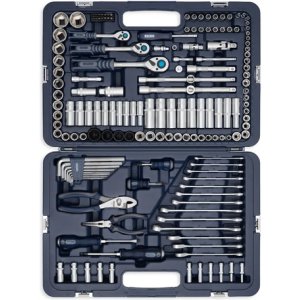 Kit Herramientas En Valija Bremen 160 Piezas Azul Acero