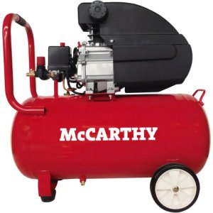 Compresor Aire Compresor Rojo 50l 2hp 90psi Monofásico Portátil 50 Hz Monofásica