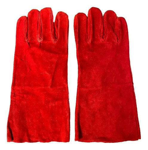 Guantes Para Soldador 14 - 35cm Equus Rojo - Imagen 2