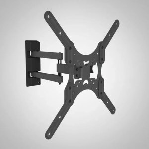 Soporte De Tv Giratorio 180° 23-55 PuLG 35kg Con Nivel Yexin Negro