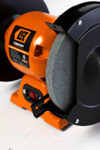 Amoladora De Banco Piedra Esmeril 550w 8'' Lusqtoff Ab-550 Color Naranja - Imagen 4