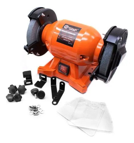 Amoladora De Banco 8'' 1hp Toyaki Tk-eb8 3450 Rpm Naranja Oscuro - Imagen 5