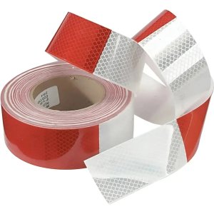 Cinta Reflectiva Camión Rojo/blanco 5m X 55mm