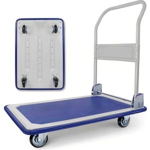Carro Plataforma Carga Profesional Grande - 300 Kg