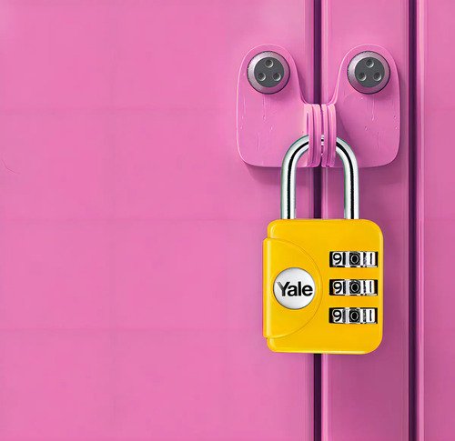 Candado Yale Clave Yp1 Colores ! Lo Mejor En Seguridad Amarillo - Imagen 7