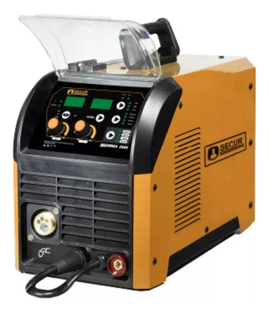 Soldadora 3 En 1 Inverter Mig Tig Mma 200 + Careta + Alambre Naranja - Imagen 2