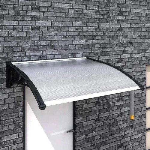 Toldo Alero Transparente 120 X 80 De Policarbonato Transparente