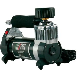Compresor De Aire Portátil Fiat 12v Piccolino Top Negro 50/60 Monofásica
