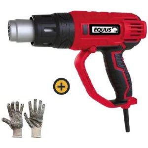 Pistola De Calor Equus 3 Niveles De Temperatura 2000w 600° Rojo