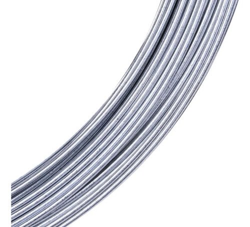 Alambre Galvanizado Calibre 14, 2,10 Mm, 10 Kilos Plateado - Imagen 5
