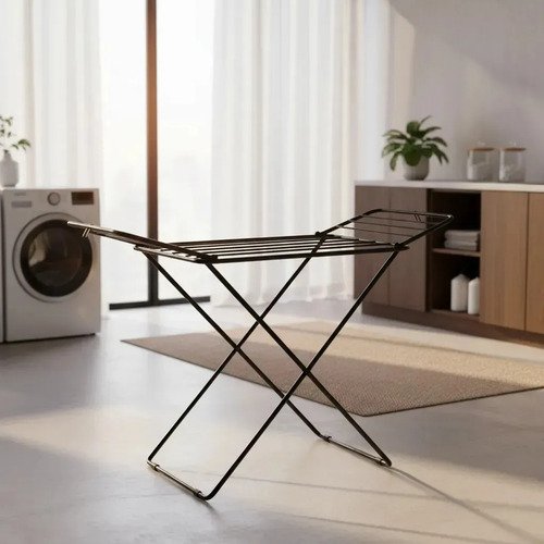 Tendedero De Ropa Con Alas Negro Reforzado Secalux Plaza V Awesome Black - Imagen 5