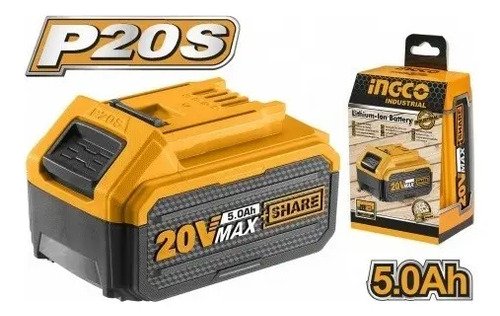 Bateria 20v 5ah P20s Ingco Fbli2003 - Smf