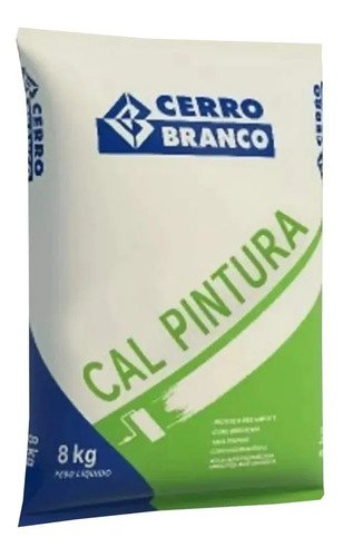 Cal De Pintar Con Fijador 8 Kg Cerro Branco - Imagen 3