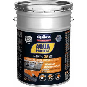 Impermeabilizante Siliconado Liquido Blanco Quilosa 1 Kg Gris Mate