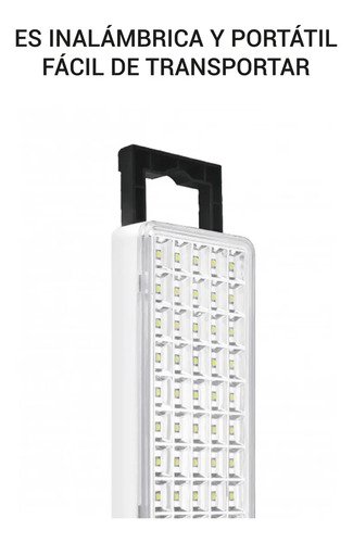 Pack X 3 Luminaria Emergencia 80 Smd - Calidad Unilux Blanco - Imagen 6