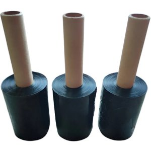 Pack X 3 Nylon Film Stretch Con Mango Negro Embalaje De 600g Negro