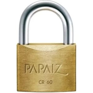 Candado Bronce Acero 60mm Papaiz Dorado