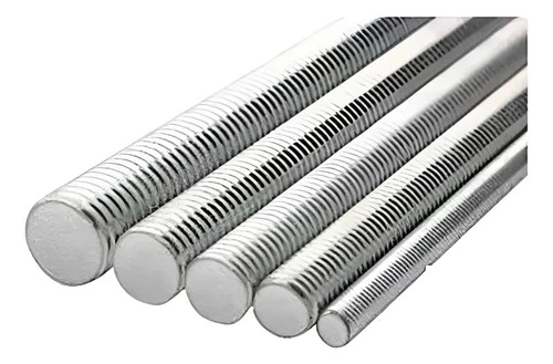Varilla Roscada Galvanizada 3/8'' - 10 Mts 60tuerca 160 Ard Plateado