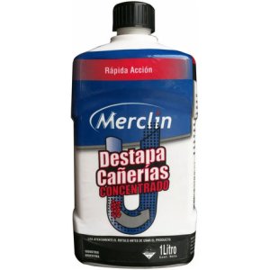 Destapa Cañería Concentrado Merclin × 1 Litro