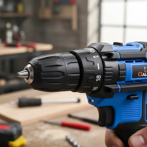 Taladro Atornillador Alpha Pro 12v 1 Bateria Valija Ta6121k Azul 50hz/60hz - Imagen 4