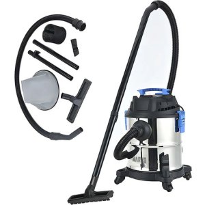Aspiradora Profesional Marvo Hvc-007 De 20 Litros Acero Inox Plateado/negro