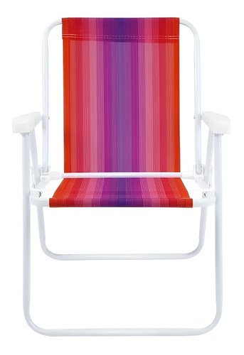 Silla De Playa, Porche, Piscina Alta De Acero, 110 Kg, Color: Rojo - Imagen 6