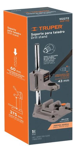 Soporte Vertical Para Taladro De 3/8 Y 1/2 Truper Sop-t12 - Imagen 3