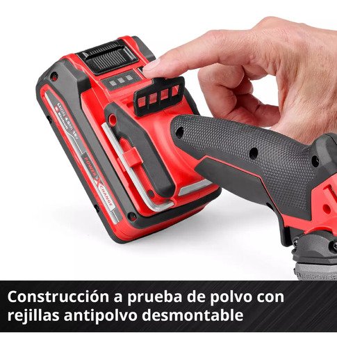 Miniamoladora Angular Einhell Tp-co 18/76-c Li Bl Negro/rojo 50 Hz / 60 Hz - Imagen 6