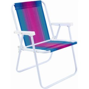 Silla Alta De Acero De 110 Kg Para Balcón, Piscina Y Playa, Color Azul-rosa Relojes De Pulsera Azul-rosa