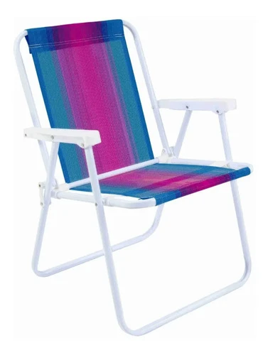 Silla Alta De Acero De 110 Kg Para Balcón, Piscina Y Playa, Color Azul-rosa Relojes De Pulsera Azul-rosa