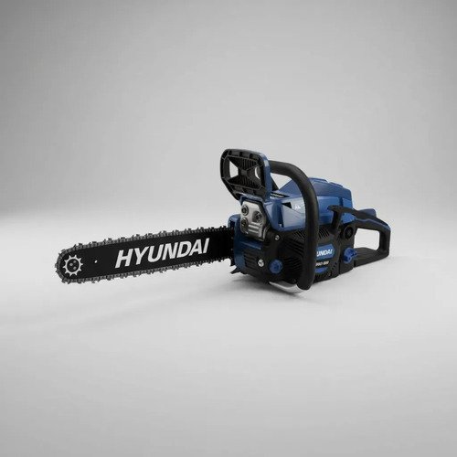 Motosierra A Nafta Hyundai 52 Cc Turbo 600 2.5 Hp 20 Pul Rex Color Azul Y Negro Azul/negro - Imagen 5