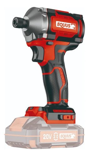 Atornillador De Impacto Inalámbrico Equus Solo Cuerpo 3617b Rojo