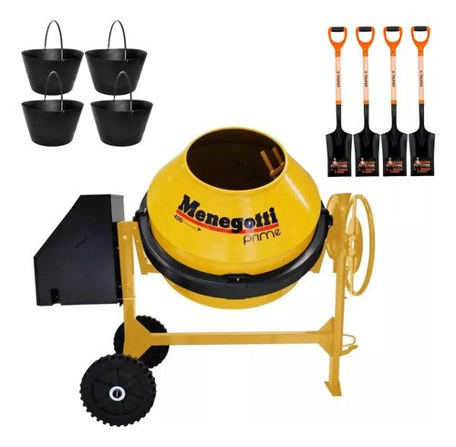 Hormigonera Menegotti Industrial 400l 2hp Volteo Regalos Tyt