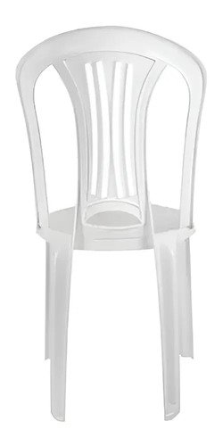 Silla De Plástico Mor Blanca Apilable Para 140 Kg No Aplica - Imagen 2
