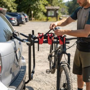 Porta Bicicletas Para Autos Soporte Bicicletas Super Calidad Negro