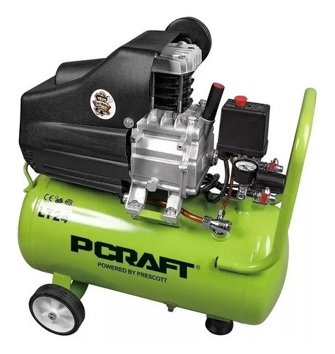 Compresor 50 Lts 2 Hp Profesional Maxpro Mpeac1500/50 - Tyt Verde 50 Hz Monofásica