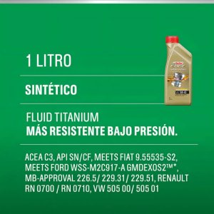 Aceite Sintetico Edge Turbo Diesel 5w-40 1l Castrol