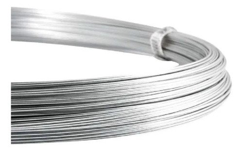Alambre Galvanizado Calibre 14, 2,10 Mm, 10 Kilos Plateado - Imagen 3