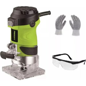 Kit Router Fresadora De Mano Prescott 550w 30000 Rpm - Tyt