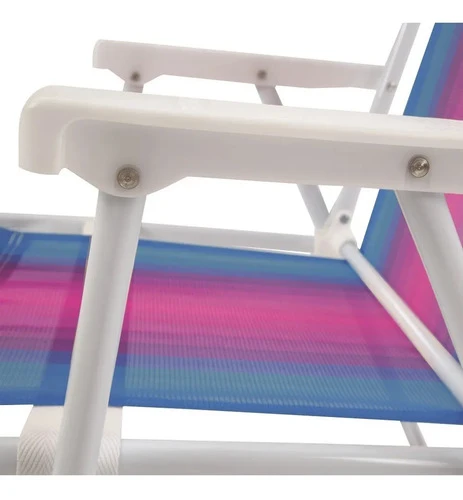 Silla Alta De Acero De 110 Kg Para Balcón, Piscina Y Playa, Color Azul-rosa Relojes De Pulsera Azul-rosa - Imagen 10