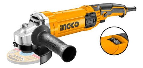 Amoladora Angular 412 Ingco Ag85038 850w - Color Amarillo Frecuencia 50/60hz