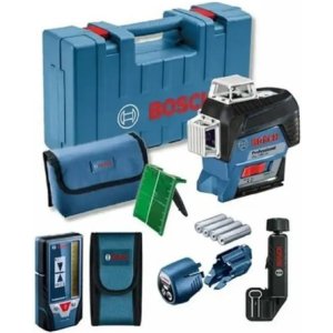 Nivel Láser De Líneas 360º Bosch Gll 3-80cg+receptor Lr7 Tyt