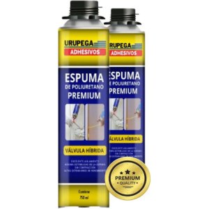Espuma Poliuretano 750ml Aplicador Híbrido Construcción Urupega Pack 2