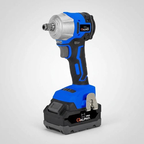 Llave Impacto Enc. 1/2 Alpha-pro 20v 1bat+maleta Lib1020 Azul 50hz/60hz - Imagen 5