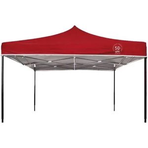Gazebo 3 X3 Reforzado E Impermeable Filtro Uv 30 Color Rojo